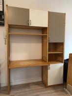 Lundia Bureaukast met opbergruimte, Huis en Inrichting, Kasten | Boekenkasten, Ophalen, Gebruikt, 200 cm of meer, 150 tot 200 cm