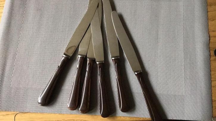 Vintage messen set antiek, Antiek en Kunst, Antiek | Bestek, Ophalen of Verzenden