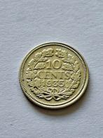 Mooi dubbeltje 10 cent wilhelmina 1935 zilver, Postzegels en Munten, Munten | Nederland, Zilver, Koningin Wilhelmina, 10 cent