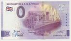 Verenigd Koninkrijk 0 pound Titanic 2021, Ophalen of Verzenden, Overige landen, 5 euro, Los biljet