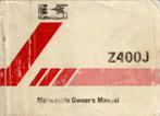 Kawasaki Z400 J manual handleiding (5871z), Motoren, Handleidingen en Instructieboekjes, Ophalen of Verzenden, Kawasaki