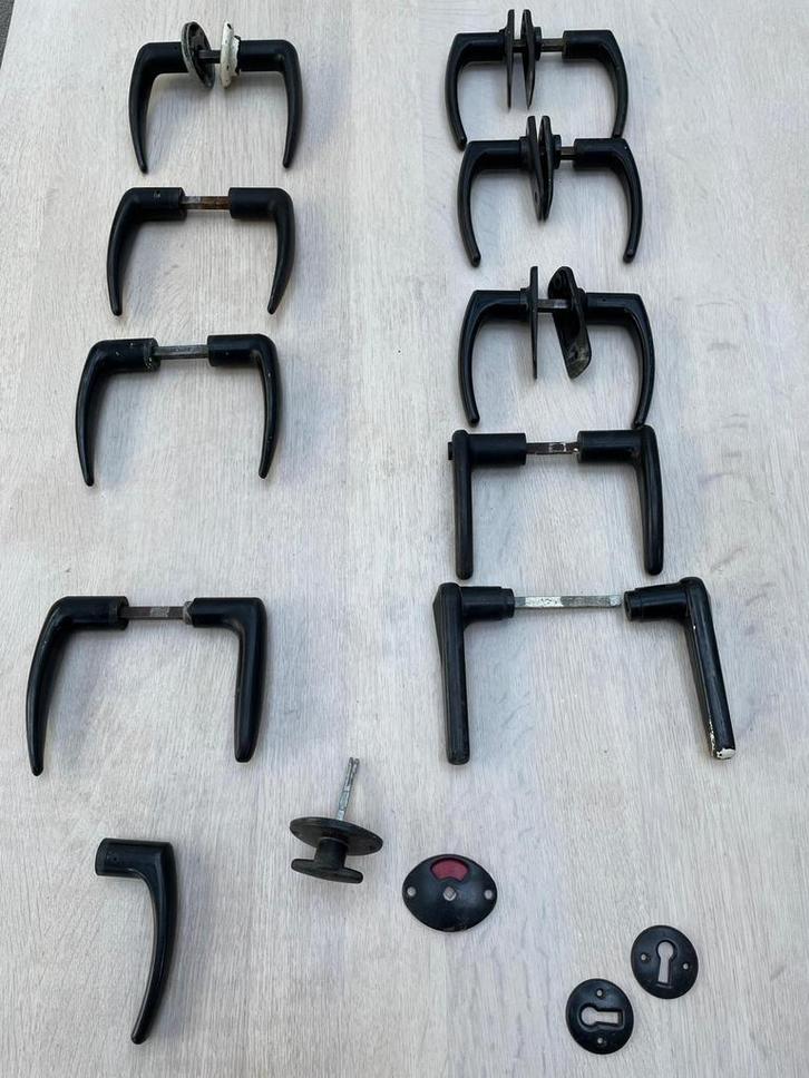 Authentieke bakelieten deurklinken, Doe-het-zelf en Verbouw, Hang- en Sluitwerk, Gebruikt, Klink of Kruk, Overige materialen, Ophalen