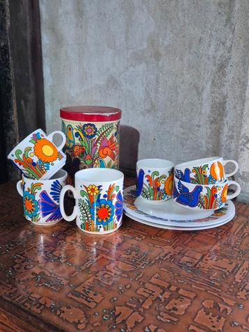 Retro Servies losse onderdelen van Villeroy en Boch Acapulco beschikbaar voor biedingen