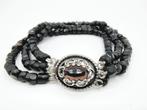 Gitten armband met zilveren slot, 19,5 cm, Info@zilverwebsite.nl, Verzenden, Zo goed als nieuw, Zilverwebsite.nl