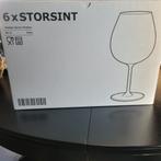 6 wijnglazen/gin-tonic glazen, Huis en Inrichting, Ophalen, Glas of Glazen, Overige stijlen, Glas