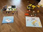 playmobil dierenarts praktijk en reddingshelicopter, Complete set, Ophalen of Verzenden, Zo goed als nieuw