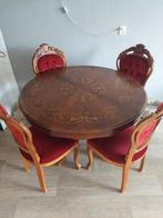 Queen Ann Eethoek - 4 Stoelen - Vintage, Huis en Inrichting, Ophalen