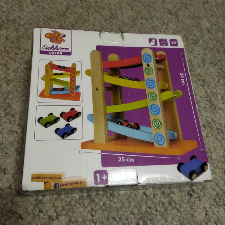 Eichhorn Houten Racebaan, Kinderen en Baby's, Speelgoed | Houten speelgoed, Zo goed als nieuw, Rij- of Hobbelspeelgoed, Ophalen
