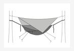 Hangmat met klamboe en tarp, Tuin en Terras, Ophalen of Verzenden, Nieuw, Eenpersoons, Buiten