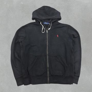 Zwart Ralph Lauren zipvest – Maat L – Zeer goede staat beschikbaar voor biedingen