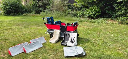 Bolderkar kiddybus 6 persoons met regenhoes en schaal, Kinderen en Baby's, Kinderwagens en Combinaties, Gebruikt, Overige merken