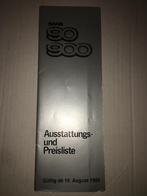 Saab 90 900 prijslijst uitrustingen brochure folder 1985 D, Ophalen of Verzenden, Zo goed als nieuw, Overige merken