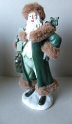 Kerstman in groene jas met bonthoed, Diversen, Kerst, Ophalen of Verzenden, Nieuw