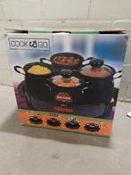 Go-Tan cook&go pannenset, Witgoed en Apparatuur, Fonduesets, Ophalen of Verzenden, Nieuw, Brander, Fondueset
