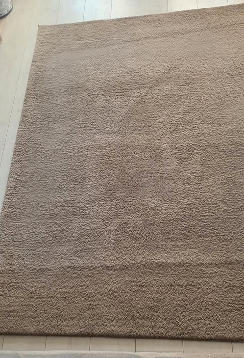 karpet 230x160 cm  kleur taupe!, Huis en Inrichting, Stoffering | Vloerbedekking, Zo goed als nieuw, Tapijt, Ophalen
