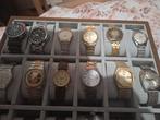 12 vintage horloges, Sieraden, Tassen en Uiterlijk, Ophalen, Met bandje