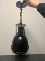 Industriële Hanglamp Mat Zwart, Ophalen of Verzenden, Zo goed als nieuw, Metaal, Minder dan 50 cm
