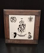 Gnk tegeltje, Verzamelen, Militaria | Algemeen, Ophalen of Verzenden, Landmacht, Nederland