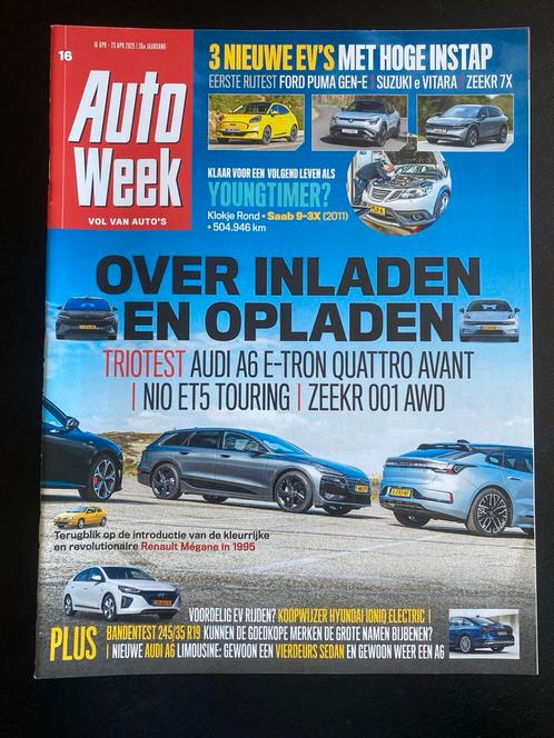 AutoWeek - Audi A6 e-tron, NIO ET5, ZEEKR 001, Puma Gen-E, Boeken, Auto's | Folders en Tijdschriften, Gelezen, Algemeen, Verzenden