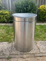 Brabantia Dubbele Prullenbak RVS, Huis en Inrichting, Woonaccessoires | Prullenbakken, Ophalen, 50 tot 75 cm, Zo goed als nieuw