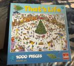 Thats life winter plein puzzel, Ophalen of Verzenden, 500 t/m 1500 stukjes, Zo goed als nieuw, Legpuzzel
