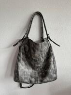 Vintage Y2K grijze PU leren tote schoudertas, Sieraden, Tassen en Uiterlijk, Tassen | Damestassen, Vintage, Schoudertasje, Vintage