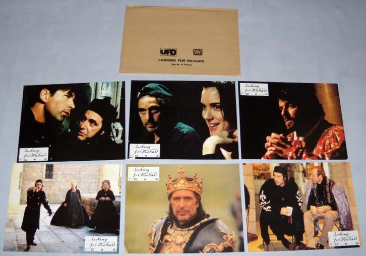 LOOKING   FOR   RICHARD      lobbycard set., Verzamelen, Posters, Nieuw, Film en Tv, A4 of kleiner, Verzenden
