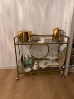 Koffiehoek kar / serveer kar, Ophalen of Verzenden, Zo goed als nieuw, 25 tot 50 cm, Rechthoekig