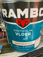 Rambo pantserlak whitewash, Doe-het-zelf en Verbouw, Verf, Beits en Lak, Ophalen, Wit, Nieuw, Lak