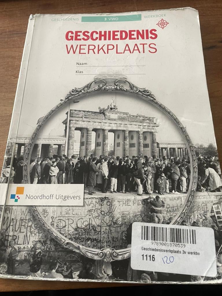 Geschiedenis werkplaats werkboek drie vwo 3 Geschiedenis, Verzenden, Gelezen, VWO, Geschiedenis