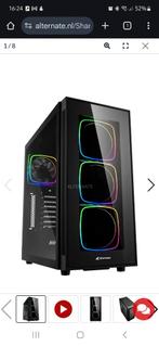 Sharkoon tg6 rgb te koop alleen de behuizing, Computers en Software, Computerbehuizingen, Ophalen, Zo goed als nieuw