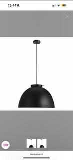 Zwarte Industriële Hanglamp, Ophalen of Verzenden, Nieuw, Metaal, Minder dan 50 cm
