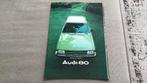 Audi 80 brochure 1977, Ophalen of Verzenden, Nieuw, Audi