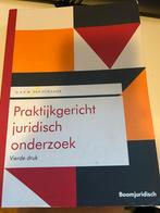 Praktijkgericht juridisch onderzoek 4e druk, Boeken, Studieboeken en Cursussen, Verzenden, Gelezen, HBO