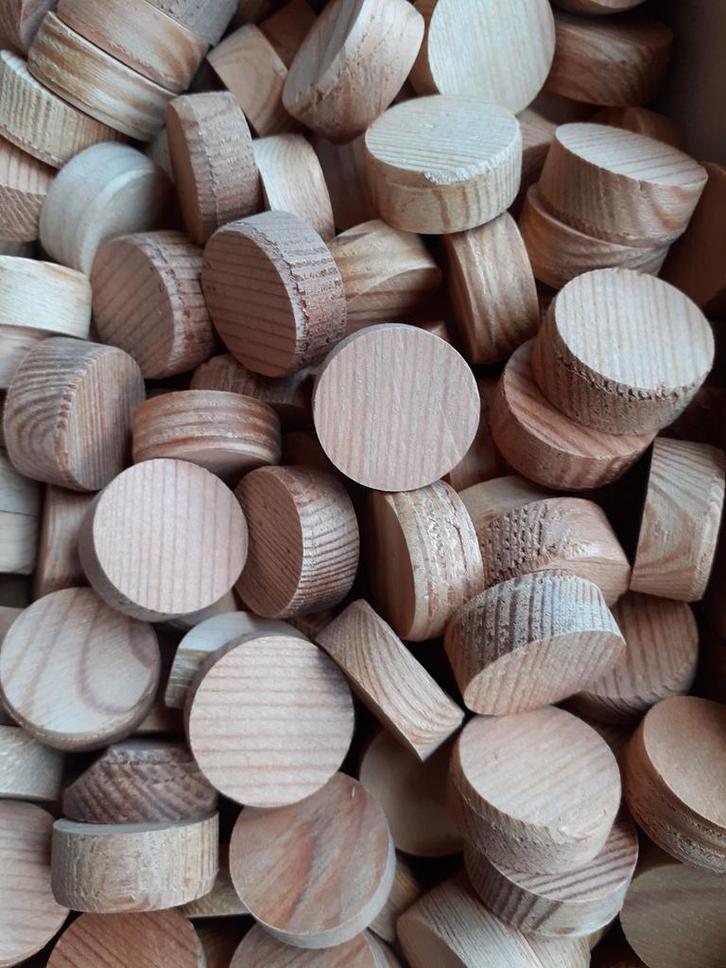 Houten Proppen / Houttappen - Grenen, Doe-het-zelf en Verbouw, Hout en Planken, Nieuw, Overige typen, Grenen, Minder dan 200 cm
