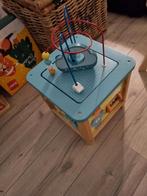 Leuke houten baby activity cube, Ophalen, Zo goed als nieuw, Babygym, Met geluid