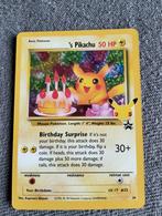 Zeldzame Birthday Pikachu kaart!, Ophalen of Verzenden, Gebruikt, Losse kaart, Foil