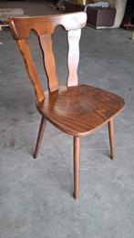 208 houten stoelen cafe horeca bistro ZGAN partij vintage, Bruin, Ophalen of Verzenden, Zo goed als nieuw, Vijf, Zes of meer stoelen