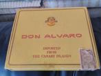 Don Alvaro sigarendoos, Verzamelen, Ophalen of Verzenden, Gebruikt, Sigarenbandjes