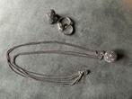 Sieradenset - Ketting, Oorbellen & Ring, Overige materialen, Nieuw, Ophalen of Verzenden, Zilver