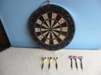 Dartbord met 6 darts, Sport en Fitness, Darts, Ophalen of Verzenden, Zo goed als nieuw, Dartbord
