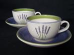 Zeller Fleur de Provence - 2 kop en schotels Lavendel, Huis en Inrichting, Keuken | Servies, Ophalen of Verzenden, Keramiek, Overige stijlen