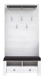 VOORRAAD Wit eiken Hal combinatie Maison + Kussen NIEUW, Wandkapstok, Overige materialen, Nieuw, Ophalen of Verzenden