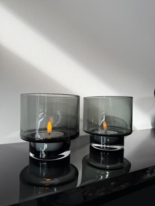 Kaarshouder Tees XS grey Ø11,5 x H11,5 cm - Vase the World, Huis en Inrichting, Woonaccessoires | Overige, Nieuw, Ophalen of Verzenden