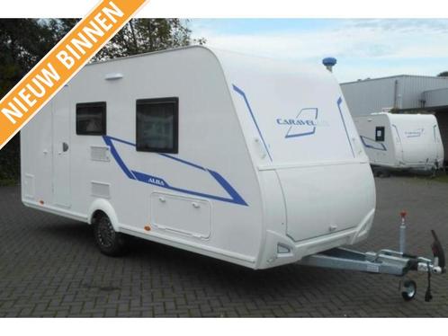 Caravelair Alba 472 model 2025, Caravans en Kamperen, Caravans, Bedrijf, tot en met 4, 750 - 1000 kg, Treinzit, Caravelair, 2 aparte bedden