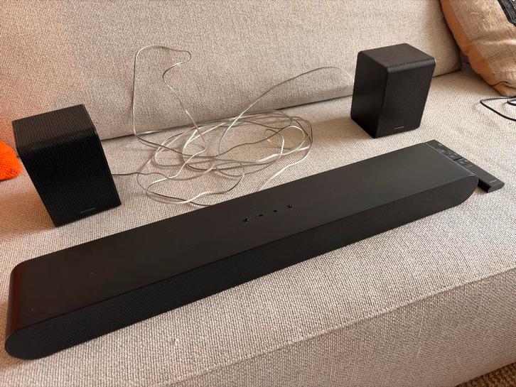 Samsung HW-S60B Soundbar + SWA-9200S Dolby Atmos set, Audio, Tv en Foto, Soundbars, Zo goed als nieuw, Bluetooth, Ophalen