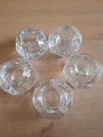 Kosta Boda snowball waxinehouders 5x, Ophalen