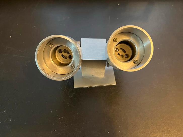 Spot met 2 lichtbronnen - Wand/Plafond, Huis en Inrichting, Lampen | Wandlampen, Gebruikt, Metaal, Ophalen