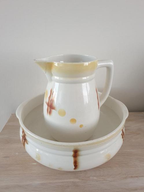 Lampetkan met waskom, Antiek en Kunst, Curiosa en Brocante, Ophalen