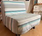 Handige IKEA stoel/slaapbank Lycksele, Huis en Inrichting, Ophalen, Gebruikt, Eenpersoons, Blauw